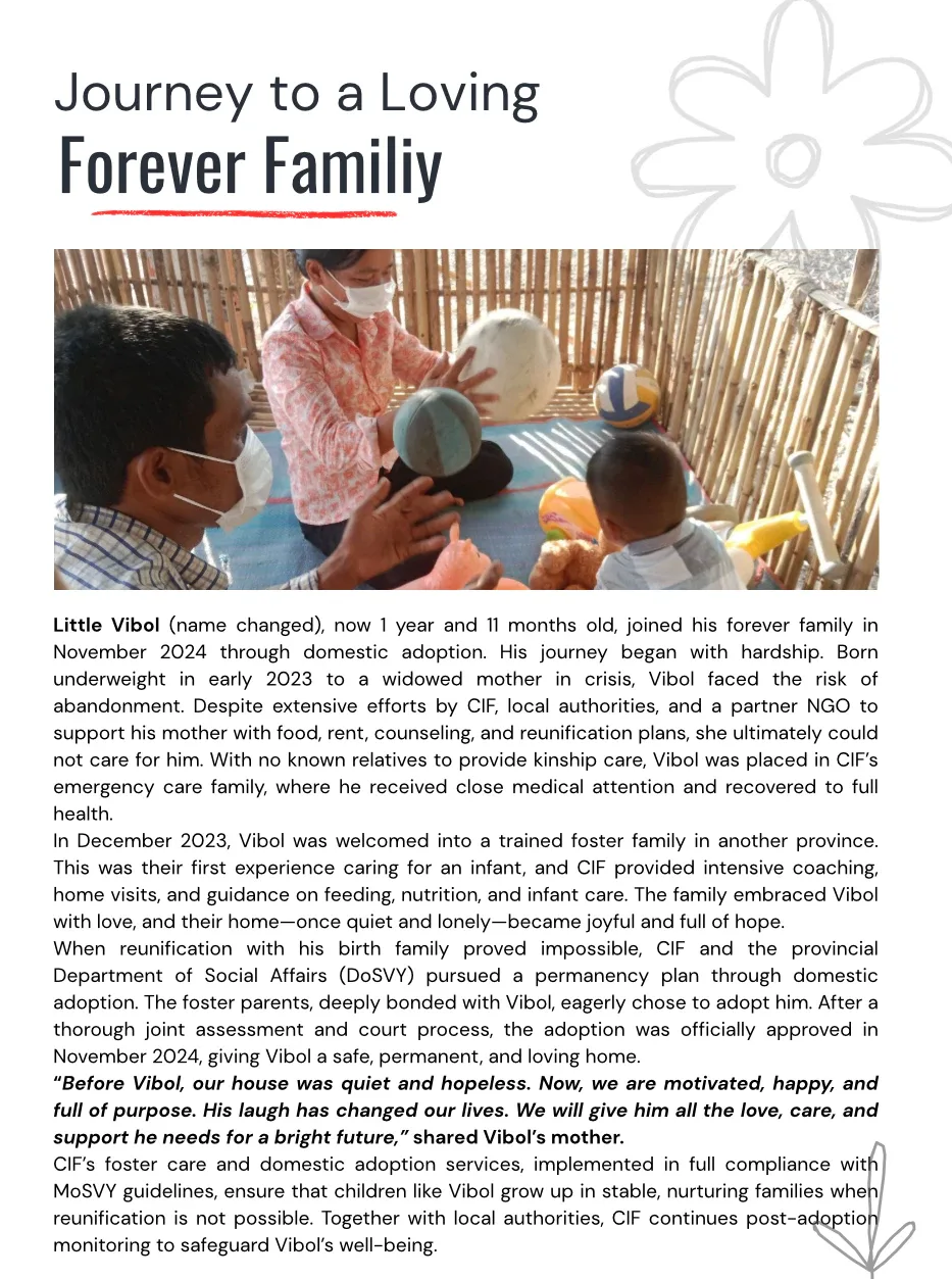 Children in Families - Forever Family.